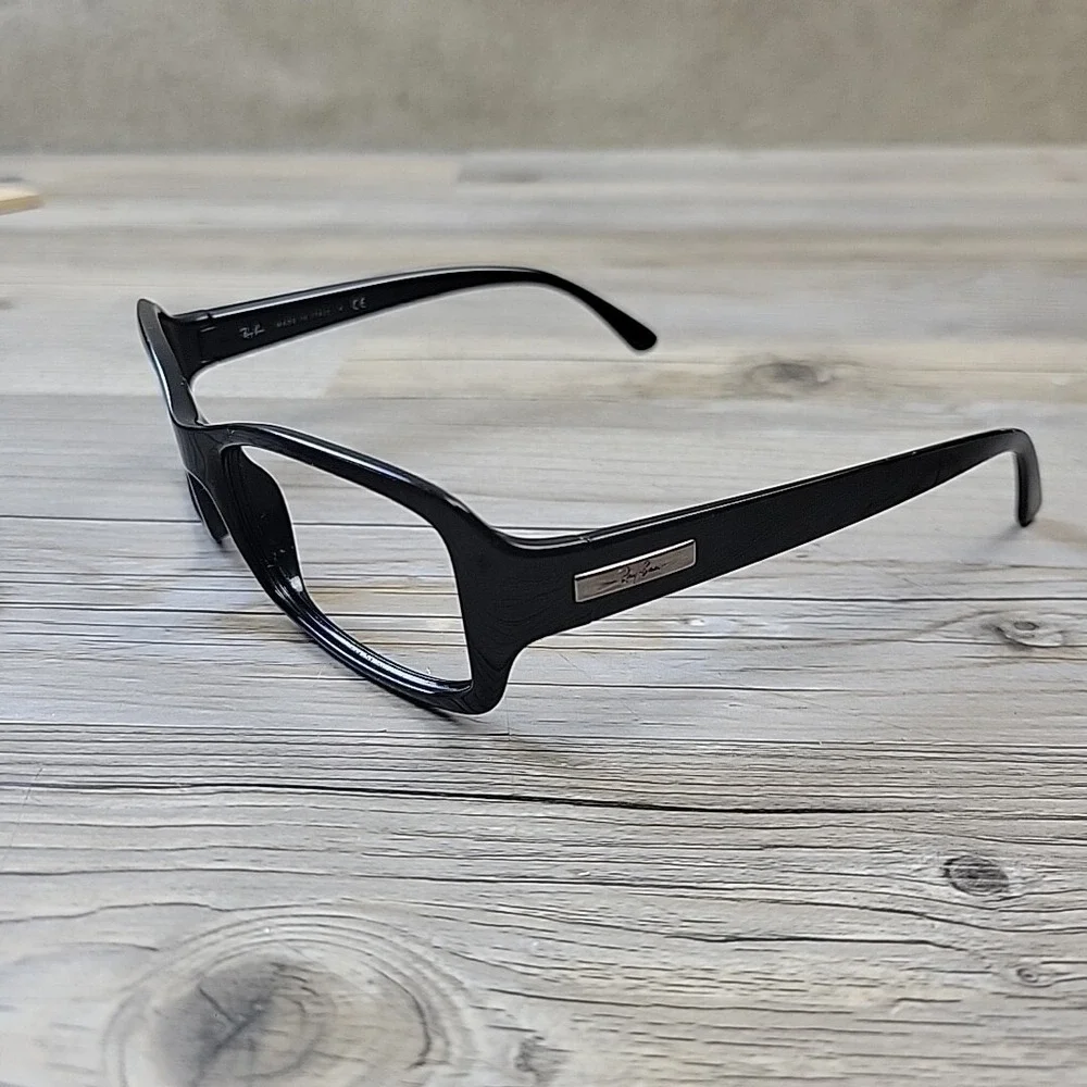 Ray Ban RB 4107 601 3N Rectangle Black Sunglasses Italy FRAMES ONLY‎ No Lenses